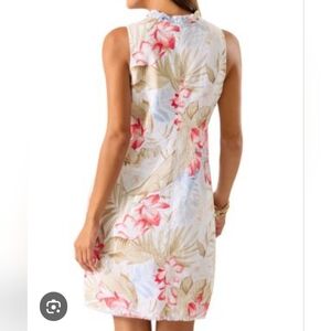 Tommy Bahama Beige and Pink Floral Dress